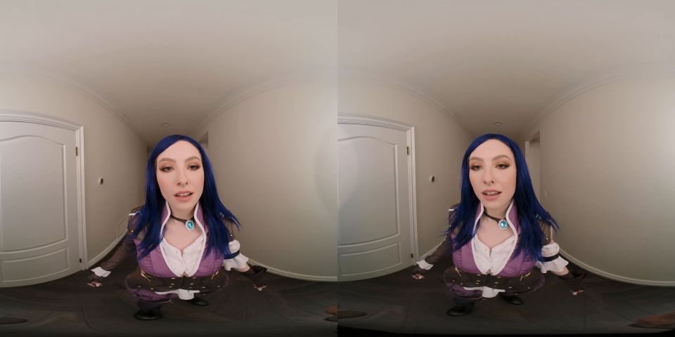 Petite Ailee Anne As LEAGUE OF LEGENDS CAITLYN Interrogates You VR Porn