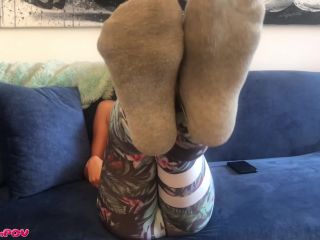 College Brat Sock Tease For Old Pervs-1