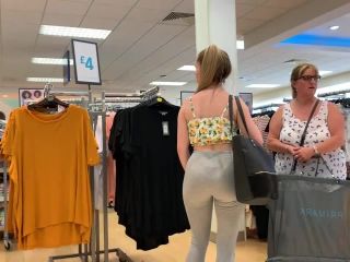 Sexy daughter shopping around with fat mother-8