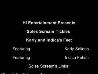 SolesScreamExperience - Session Karly Salinas and Indica Fetish Foot Tickled – Tickling Videos.-9