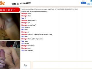 horny amateur girl fingering pussy in omegle videochat-1