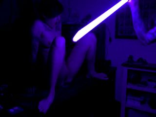 Star Wars Geek Fucks With MasterS Lightsaber 1080p-8