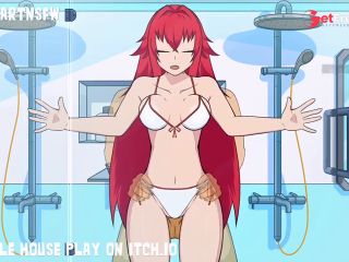 [GetFreeDays.com] Rias Gremory Fucked In The Shower Against The Glass - Hole House Game Adult Video November 2022-5