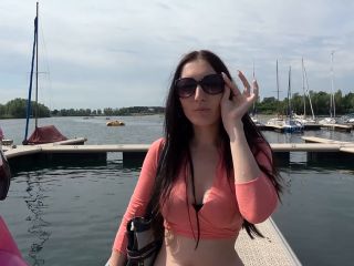 ALINA Gets Fucked On A Pedal Boat And Gets CUMSHOT In Her Mouth-0