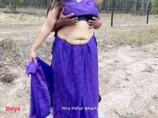 [GetFreeDays.com] Sexy Indian Couple Romance in Outdoor - Saree Sex - Saree Stripped Off and Ass Spanked Sex Film November 2022-5