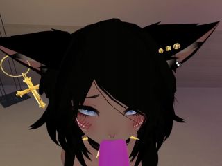 Submissive Joi in Virtual Reality ❤️Intense moaning and spanking POV Blowjob [VRchat 3D Hentai] Full-5