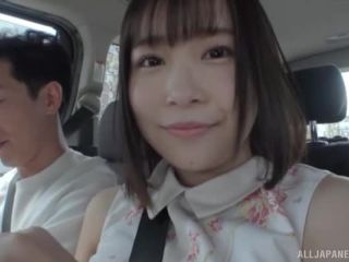 Awesome Kawai Asuna creamed on the back seat after great XXX Video Online International!-3