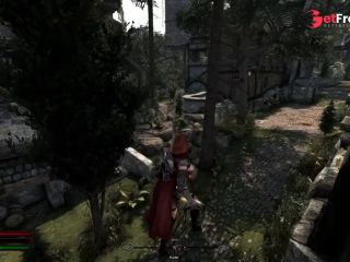 [GetFreeDays.com] Redhead Giantess has fun in the City - Skyrim Giantess Sex Film May 2023-4