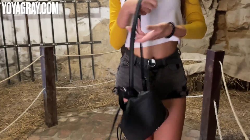 Real Public Tits Flashing Leads To Risky Blowjob In An Old Church 1080p