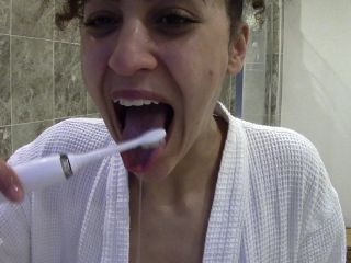 EllaDearest Teeth Brushing - Topless-7