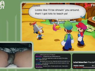 [GetFreeDays.com] PandaFemboy Plays Mario and Luigi Brothership Part 1 Porn Leak March 2023-4