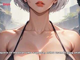 [GetFreeDays.com] 2B te mostrando o plug anal no cuzinho dela - Anime Joi Porn Clip May 2023-0