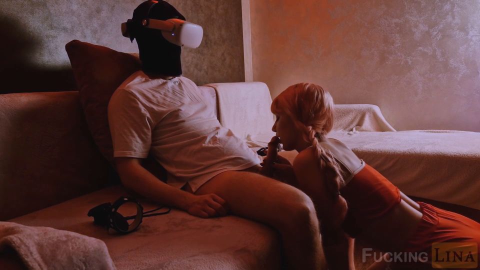 Caught Stepbro Watching Vr Porn And Helped Him Cum 1080p