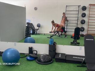 Intense Sex In The Gym Strong Orgasm With Sperm Dripping Down The Back 720p-6