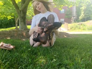 porn video 39 OGFeet - Sativa Skies - Outdoor Fish Net on lesbian girls gore fetish-3