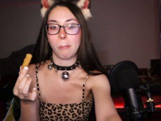 Kitty Seductively Eats Fishdicks-1