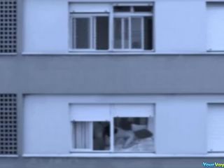 Mature couple fucking by the window-0