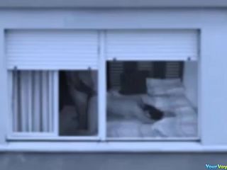 Mature couple fucking by the window-3