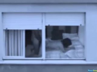 Mature couple fucking by the window-6