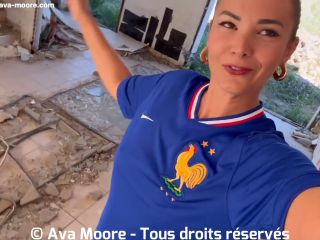 GIANT BUKKAKE  French Slut Sucks Strangers For Euro 2024 Of Football-1