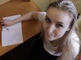 Breaking GrandmaS Table With My Friend  Cute Sex On The Table And Cum Inside Pussy 1080p-0