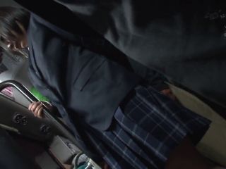 Molested on a crowded bus, her waist writhing in pleasure as her uniform-covered breasts are thoroughly groped, big-breasted high school girl 7 ⋆.-7