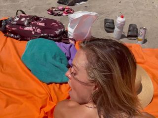 Husband Films Wife Fucking At The Beach  Hotwife 1080p-3