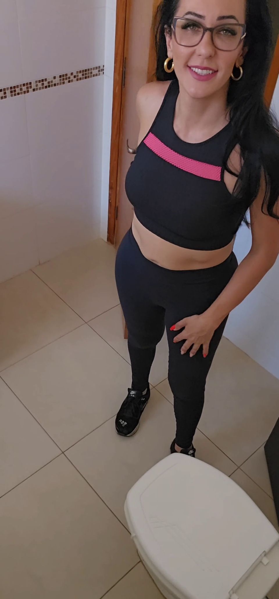 [GetFreeDays.com] I Came Home From The Gym Sweaty, I Came In My Socks, Licked Everything pink hair shemale porn