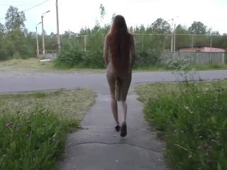 amateur trap russian | Lovely Natalie - I Walking on the Street with Fox Tail Anal Plug [FullHD 1080P] | 2019-8