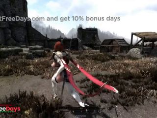 [GetFreeDays.com] Two Giantess have fun in the Kingdom - Skyrim Giantess Sex Leak April 2023-6