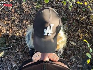 [GetFreeDays.com] Girl Deep Sucking and Doggy Fuck in the Forest - Oral Creampie Sex Leak December 2022-3