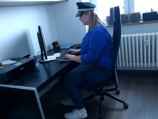 Czech SolesLazy BBW Police Woman's Smelly Socks And Feet (Big Feet, Socks, Bare Feet, Worn Socks, Police Feet) - 1080p-0