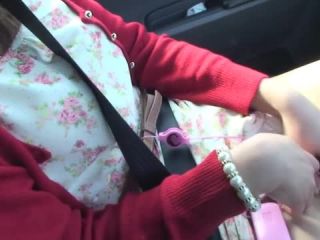 porn clip 12 Amateur babe uses Japanese dildo in the car - car sex - milf porn almost femdom wife-4