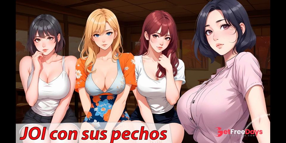 [GetFreeDays.com] Audio JOI hentai. No te corras Ellas quieren aprender a usar sus tetas contigo. Porn Film January 2023