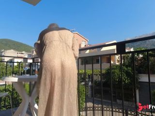 [GetFreeDays.com] Nude in public on a balcony overlooking the road. Porn Leak July 2023-7