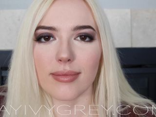 free video 21 lesbian feet femdom Goddess Ivy Grey – FAGGOTIZED – Cocktease, JOI, humiliation on pov-8