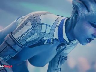 [GetFreeDays.com] Perfect Liara loves Anal Creampie . Mass Effect Adult Stream November 2022-3