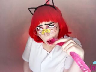 adult video clip 28 real amateur hidden fetish porn | Redhead teen suck long pink dildo | blowjob-7