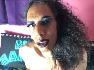 Sexy Trans Getting Horny While Smoking A Cigarette -7