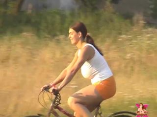 Boobs Donna aka Liana Smiss - Bicycle-2