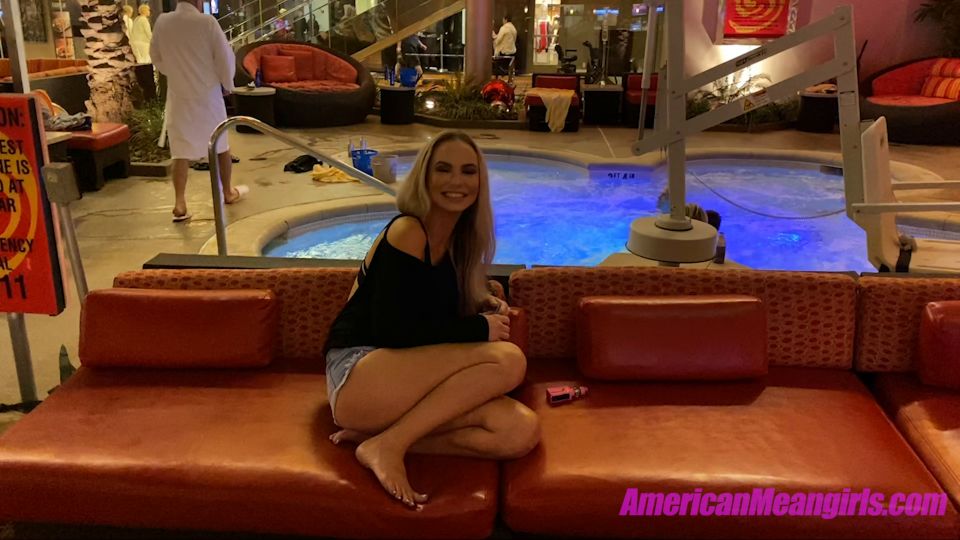 [GetFreeDays.com] Femdom g0ddess Platinum - Public Pool Cock Shocking femdom