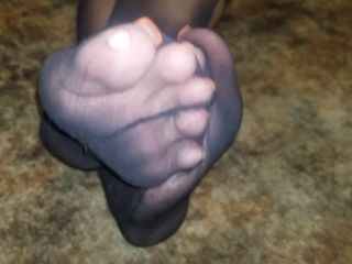 free adult clip 45 Dirty nylon foot pov - foot - femdom porn busty femdom-7