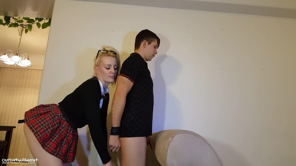 Pegging the Preppy Private School Boy - No Hand Cumshot - OurDirtyLilSecret