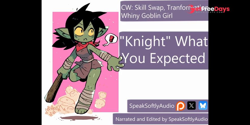 [GetFreeDays.com] Custom Cocky Knight Turns Into A Little Cute Femboy Goblin FA Porn Film June 2023