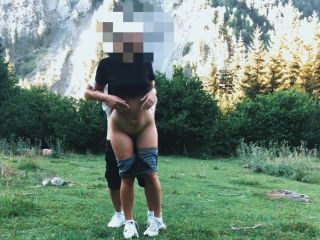 Big Ass Student Fucked In The Forest In Standing Doggystyle 1080p-3