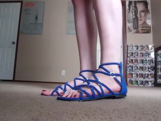 online adult clip 46 frostyprincess blue sandals on feet porn melissa moore foot fetish-5