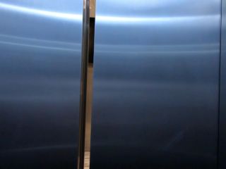 Risky Sex in the Public Elevator. Rough Sex, Blowjob and Fac-1