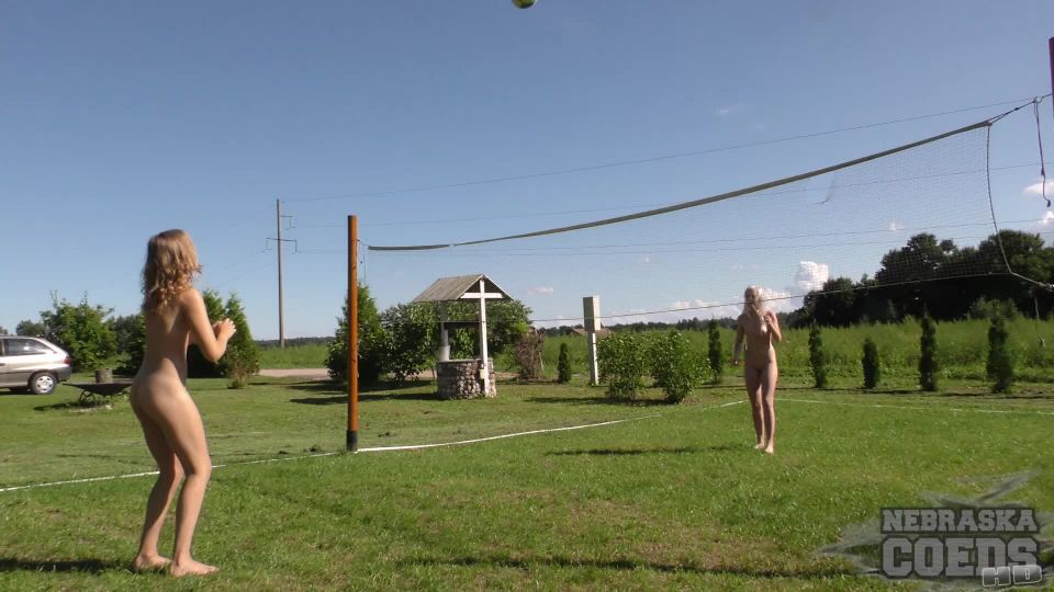 NebraskaCoeds 20161028 naked volleyball then samanta going down on candice plus dildo fucking