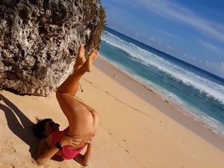 Dream4AngelButt Plug flashing & PUSSY SHOW for ParaMotors Only # Paradise Ocean shore-9