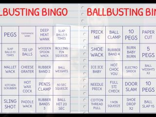 adult clip 6 Jamiett - Ballbusting Bingo - ballbusting - fetish porn femdom chastity humiliation-0